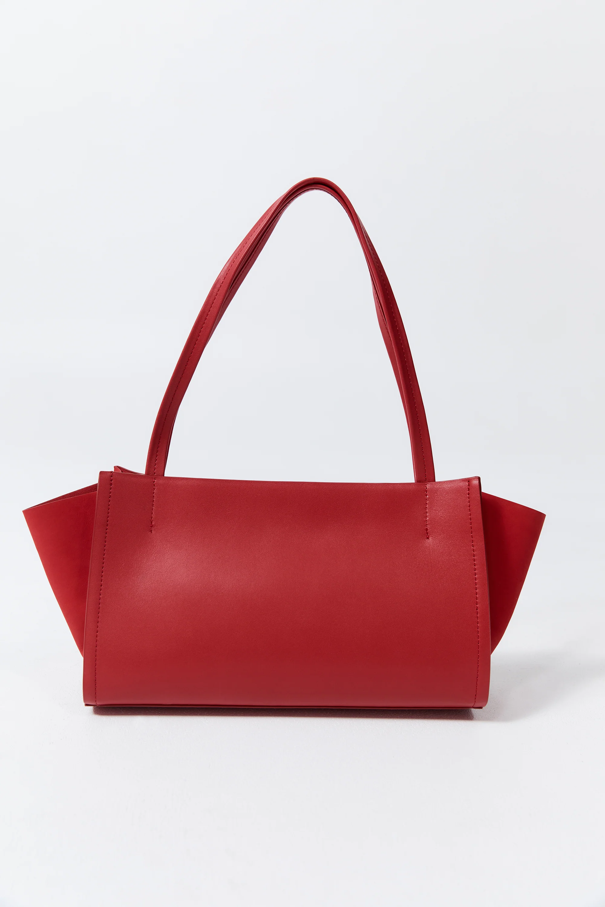 Slim Wonton Tote - Rosso
