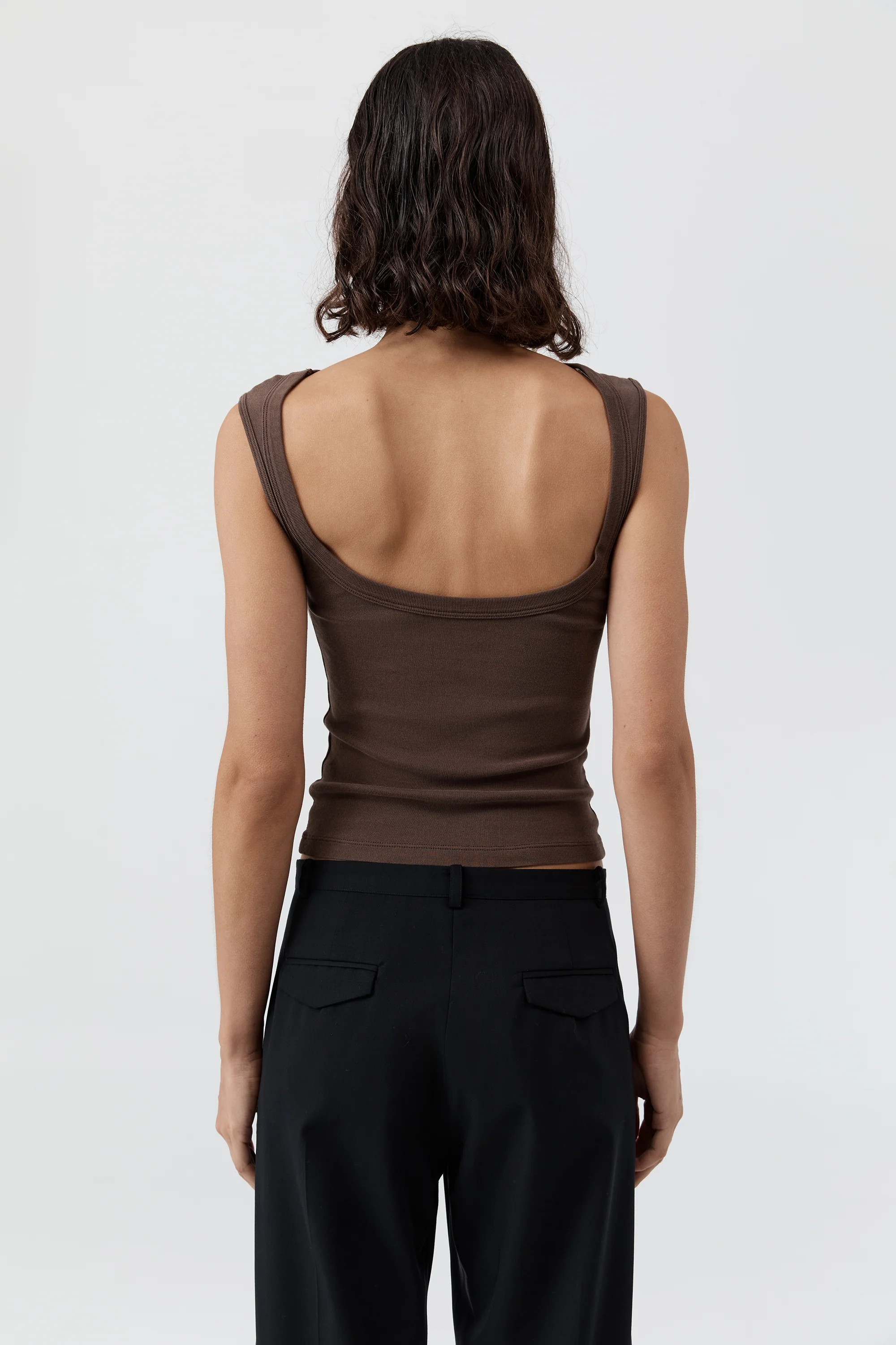 Organic Cotton Ballerina Top - Fudge