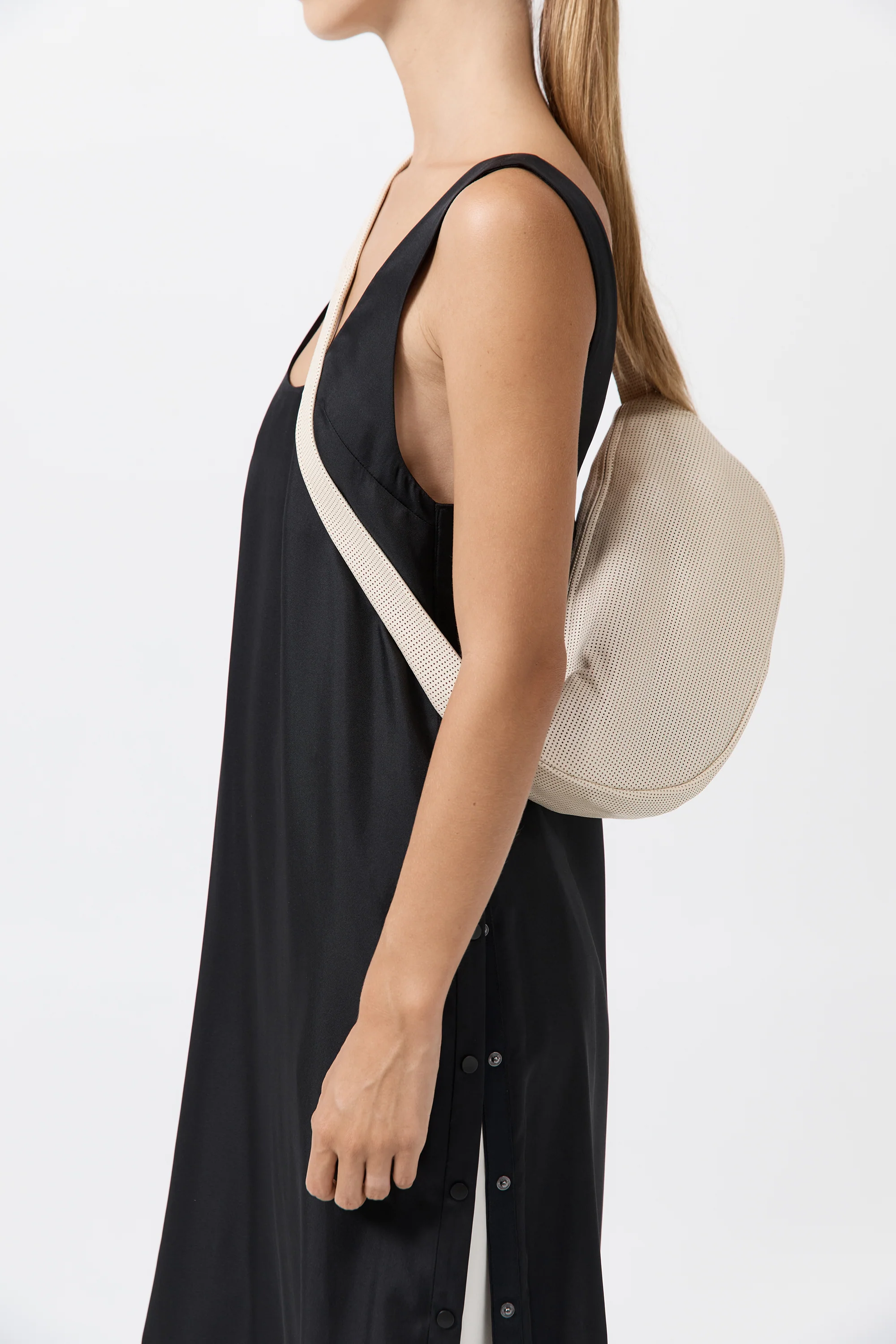 Perforated Crescent Bag - Tofu