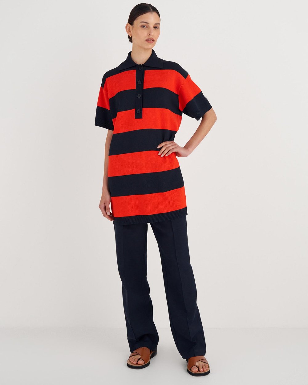 Short Sleeve Rugby Dress