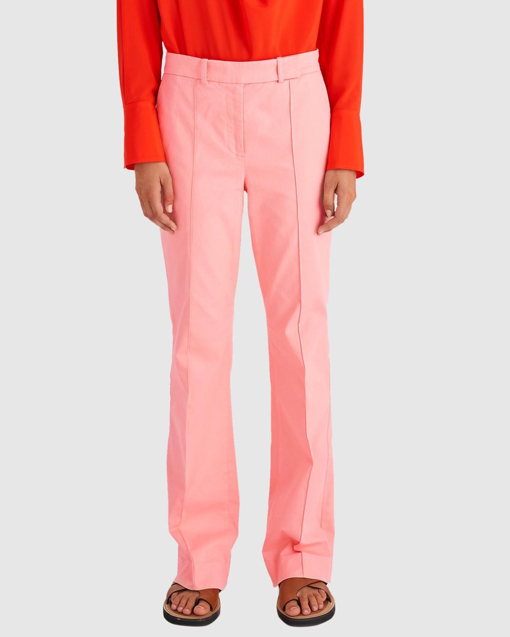 Drill Wide Leg Pants