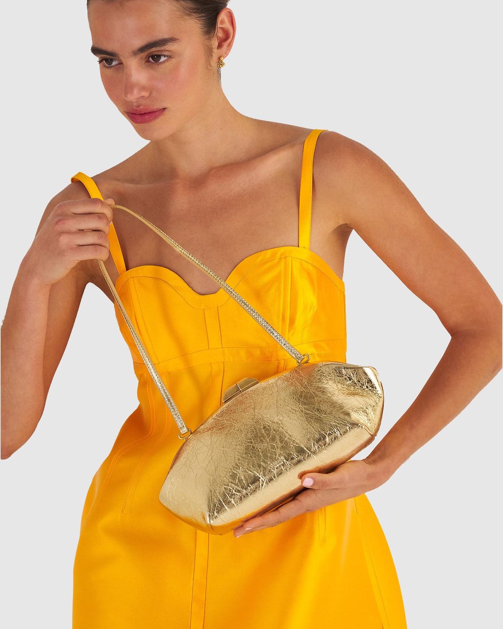 Meadow Metallic Clutch