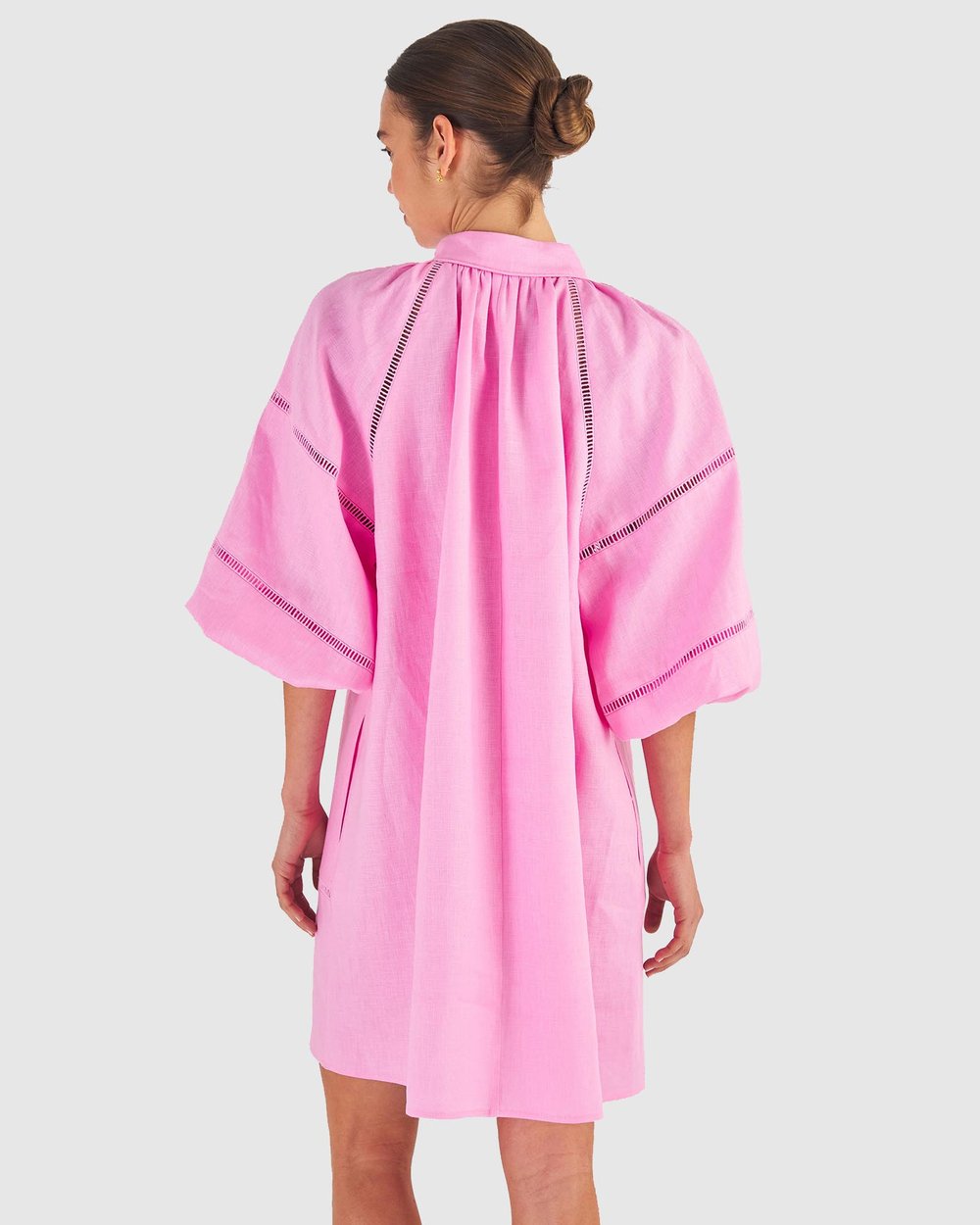 Ladder Stitch Smock Dress