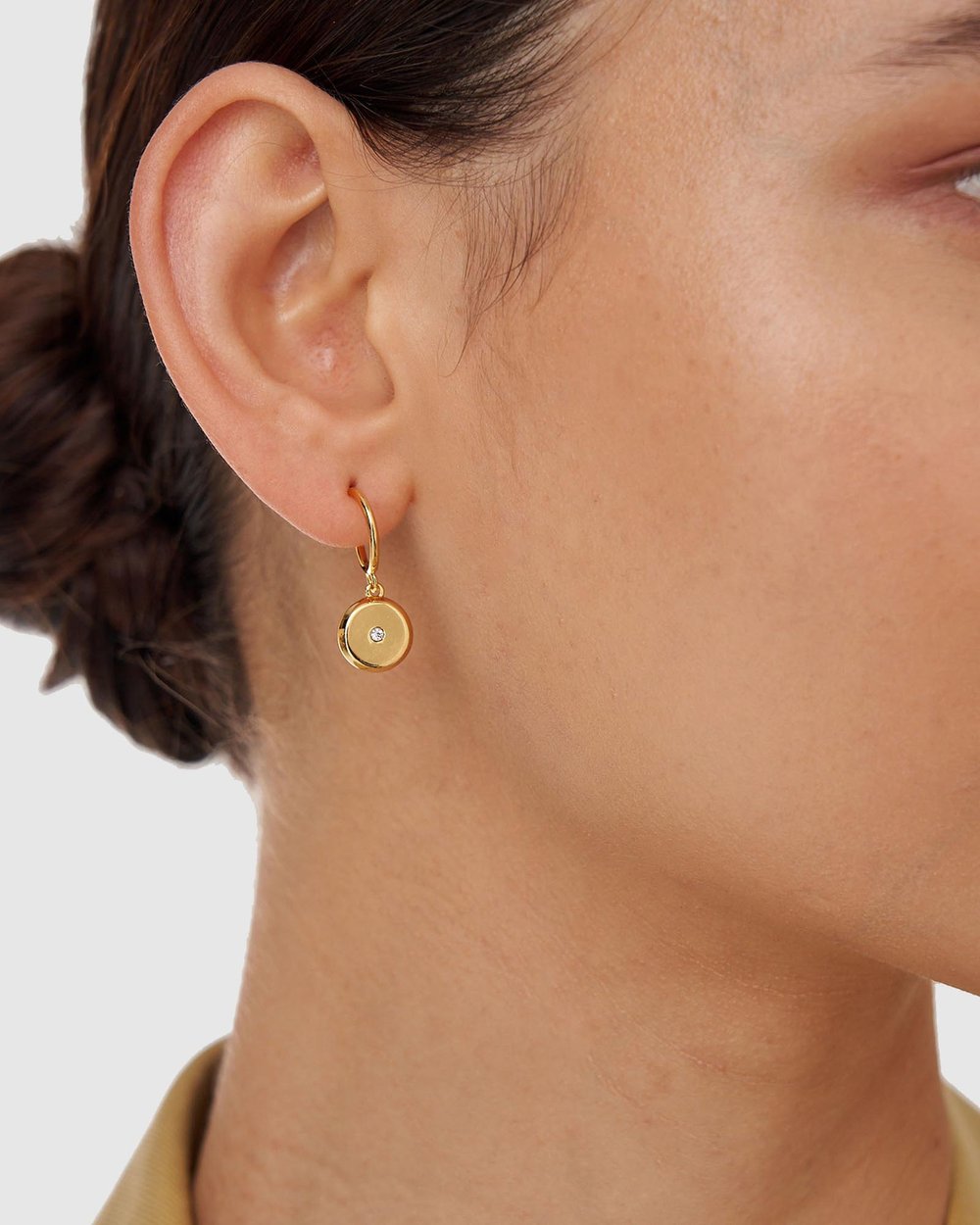 Fawne Circle Mini Hoops