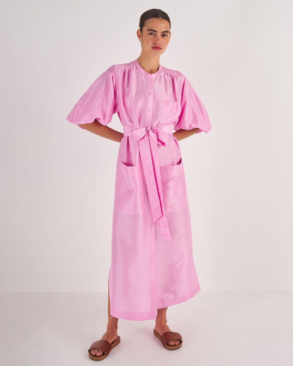 Column Shirt Dress