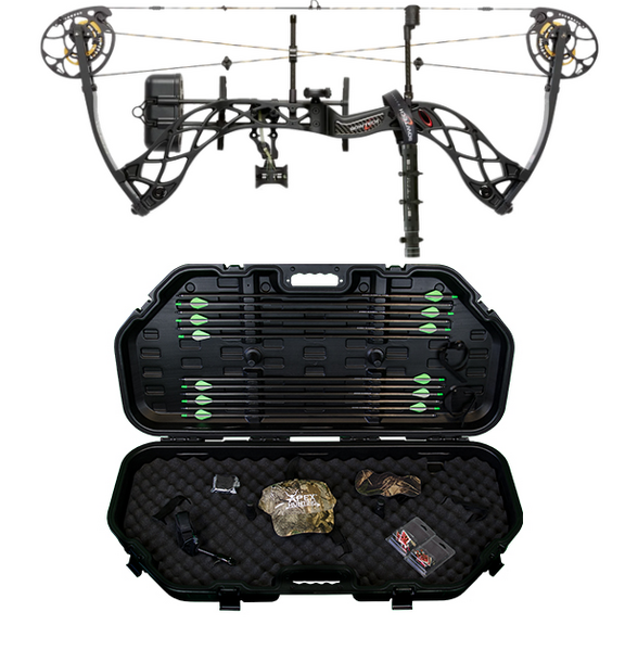 Bowtech Carbon Zion RAK Compound Bow Field Ready / Black / 70lbs / Right Handed