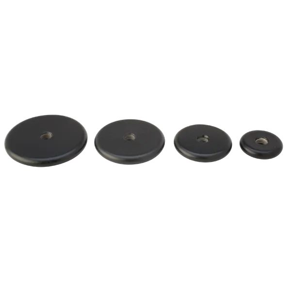 Shrewd Stainless Steel Flat Black Weight 0.25 Thick X 1.9 O.D.