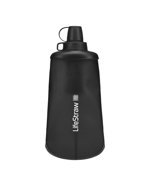 LifeStraw Peak Series Collapsible Squeeze Filter Bottle 650mL / Dark Gray