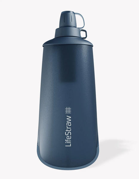 LifeStraw Peak Collapsible Squeeze Bottle 1L / Mountain Blue