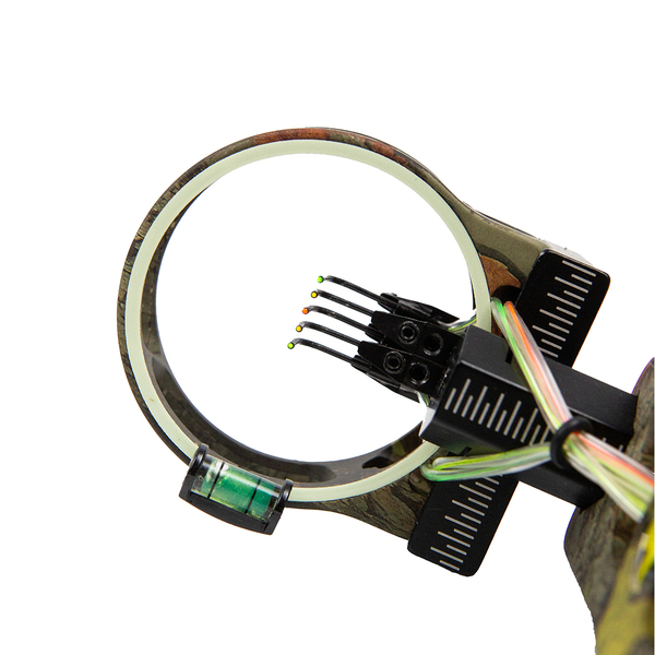 TOOL-LESS 5-PIN FIBRE OPTIC PRO BOW SIGHT - CAMO