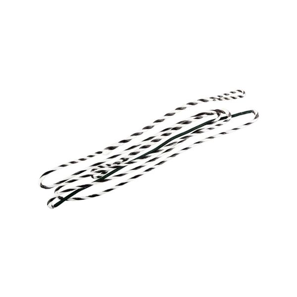 Flex Archery Fast Flight Trad. Flemish Bowstring Black/White / 18 / 58 Inch