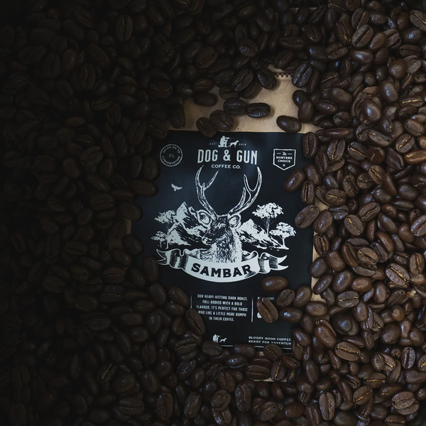 Dog & Gun Coffee - Sambar Dark Roast Beans - 750g