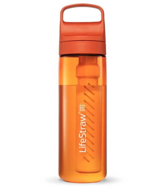 LifeStraw Go 2.0 Water Filter Bottle 650mL / Kyoto Orange