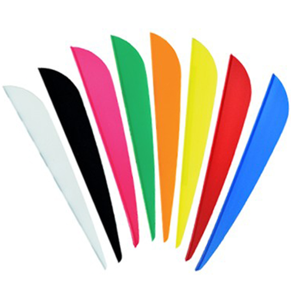 Bohning 4 Inch Bronco Vanes - 36 pack / Hot Pink