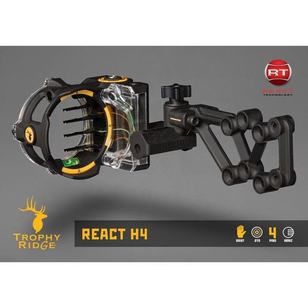Trophy Ridge React H4 Bow Sight Right Handed