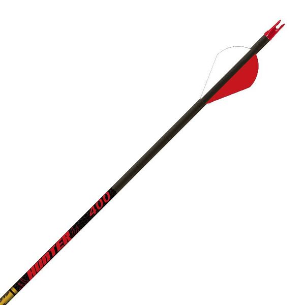Gold Tip Hunter Fletched Carbon Arrows 12 Pack / 300