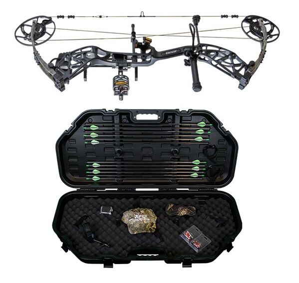 Bear Whitetail INT RTH RH 70# Black Handle/Veil Whitetail Limbs Field Ready Kit