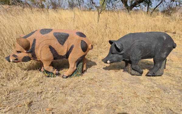 Wildcrete Feral Mini Boar 3D Foam Target Black