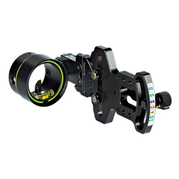 HHA Optimizer Lite X - Single Pin Bow Sight [Handed: Left Handed] [Mechanical Rheostat: No] [Pin Size: .019] [Scope Size: 1 5/8"]