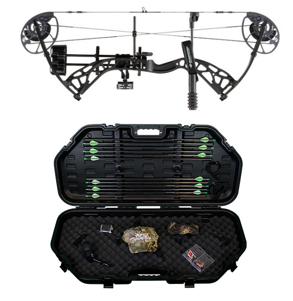 Diamond Edge Max Compound Bow Package Field Ready / Black / Right Handed
