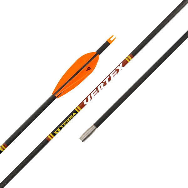 Terra Firma VERTEX 5mm Fletched Arrows - 12 Pack - 250