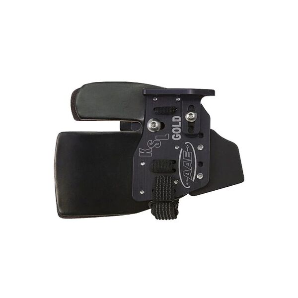 AAE Arizona KSL Gold Cordovan Finger Tab Right Handed / Small / Aluminium