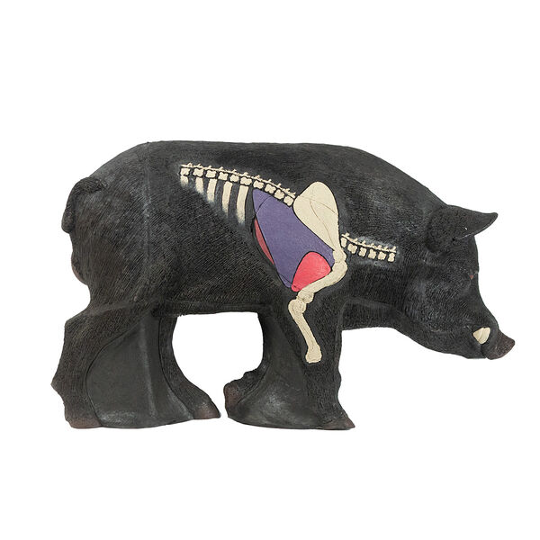 Wildcrete Feral Boar Vitals 3D Foam Target - Black