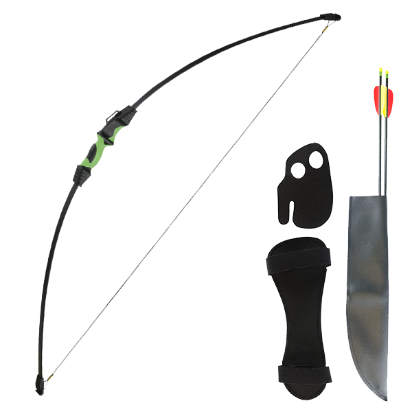 18LBS Kids Longbow Set - Black