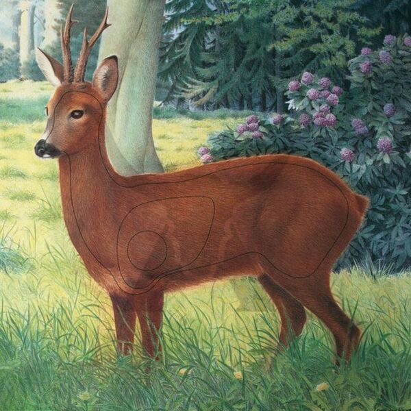 Deer Animal Face Target 10 Pack