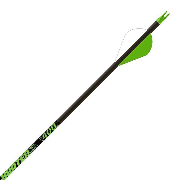 Gold Tip Hunter XT Fletched Carbon Arrows 12 Pack / 300