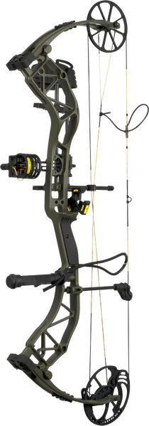 Bear Archery Compound Bow THP Adapt Package RH (55#-70#)-(24.0-31.0) 80% Let Off Olive