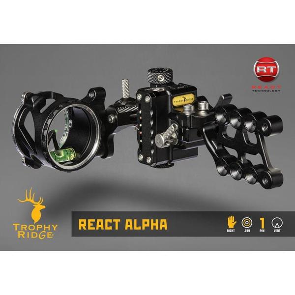 Trophy Ridge React Alpha Bow Sight Right Handed