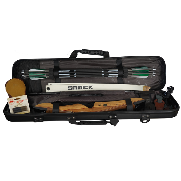 Samick Polaris Takedown Recurve - Field Ready Kit [AMO Length: 48 Inch] [Draw Weight: 20lbs] [Handed: Right Handed]