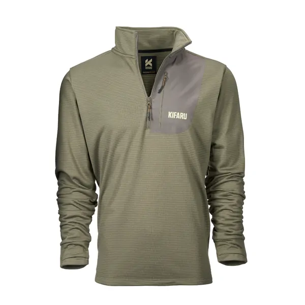 Kifaru Grid Fleece Top / Coyote Brown / Small