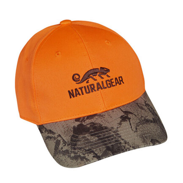 Natural Gear Blaze Baseball Hat / Camo Visor