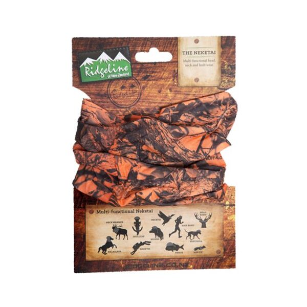 Ridgeline - Neketai Headwear - Face Mask Blaze Camo