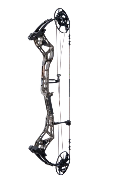 Bear Archery Compound Bow Surpass RH (55#-70#)-(25.0-30.0) 80% Let Off Mossy Oak DNA Handle/Black Limbs