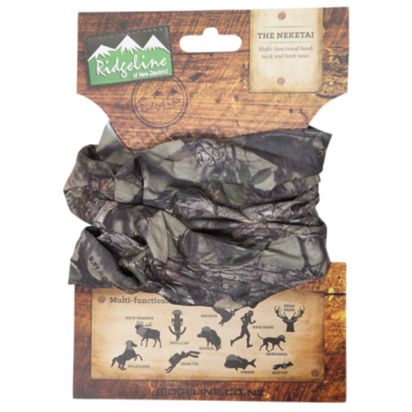 Ridgeline - Neketai Headwear - Face Mask Buffalo Camo