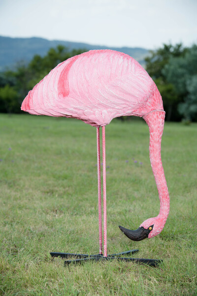 Wildcrete Feeding Flamingo 3D Foam Target