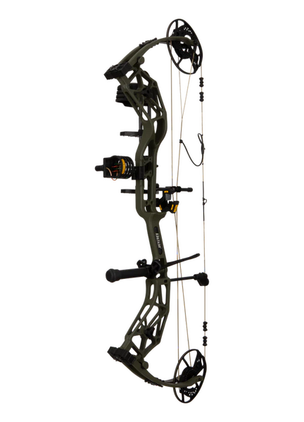 Bear Archery Compound Bow Alaskan XT Package RH (55#-70#)-(25.0-30.0) 80% Let Off Olive