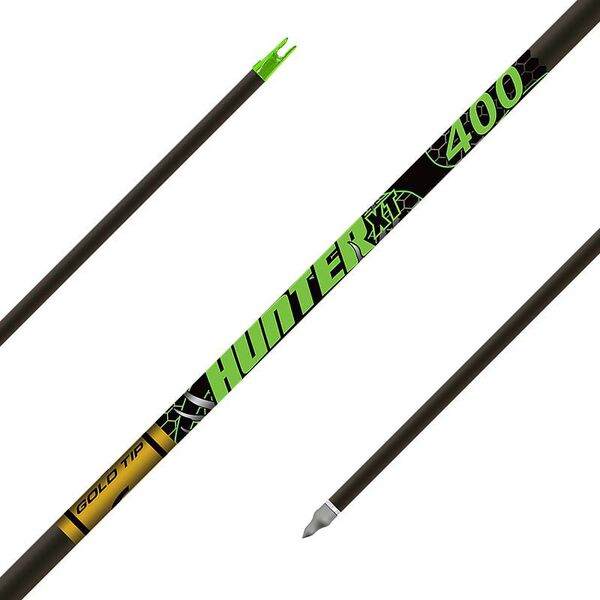Gold Tip Hunter XT Shafts - Carbon Arrows 12 Pack / 340