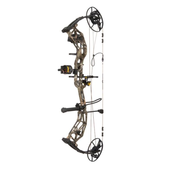 Bear Archery Compound Bow Paradigm Package RH (55#-70#)-(27.0-32.0) 80% Let Off Black