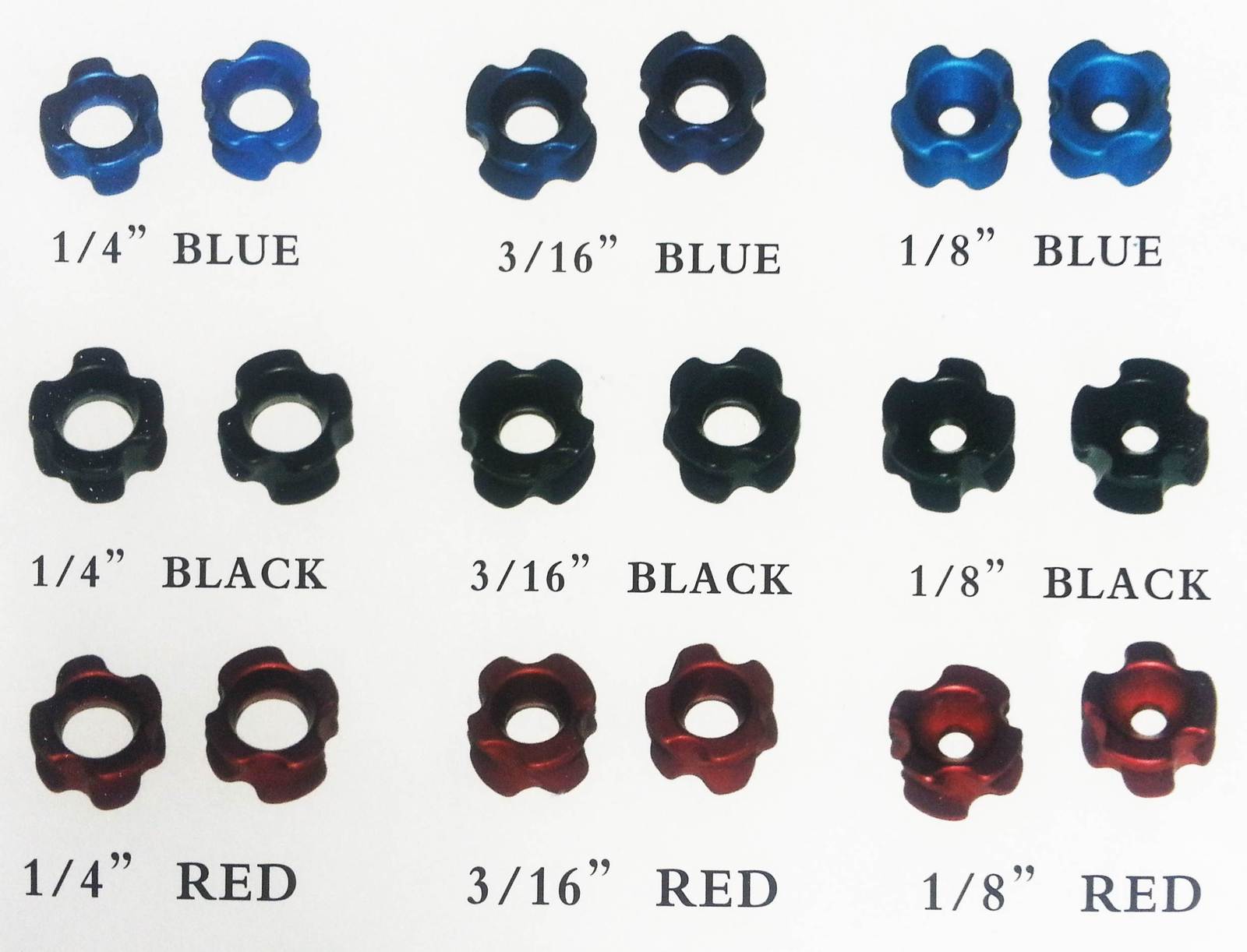 ALUMINIUM PEEP SIGHT 1/8 / Black