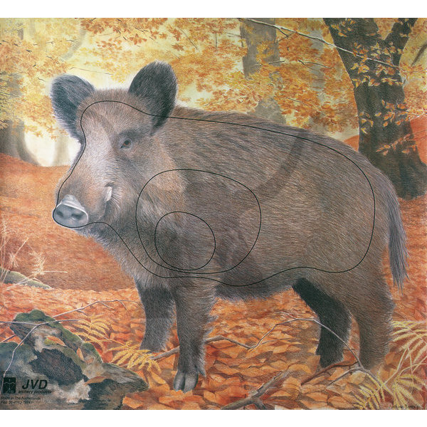 Wild Boar Animal Face Target 10 Pack