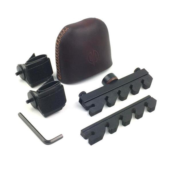 Marksman Quivers Strap Down 2 Piece Brown 4 Arrow Quiver