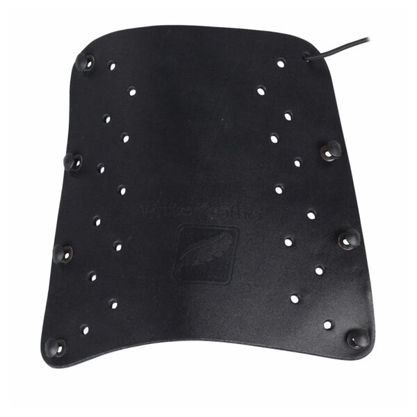 White Feather Lightning Leather Black Armguard