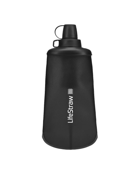 LifeStraw Peak Series Collapsible Squeeze Filter Bottle 650mL / Dark Gray