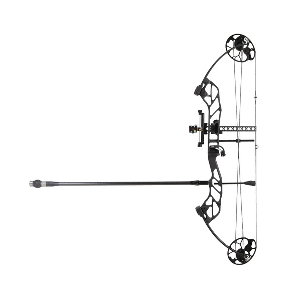 Zone Archery Trophy Compound Bow Package RH Black