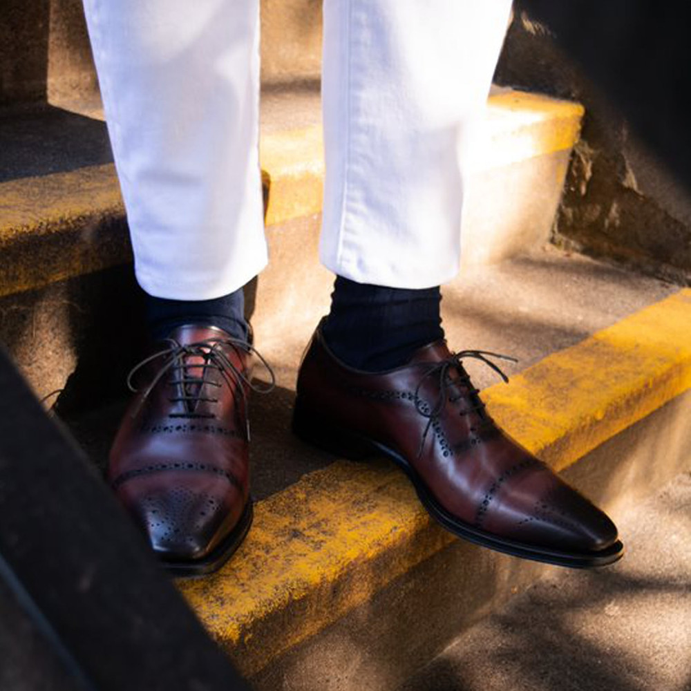 Tommasi Bordeaux Oxford Shoes