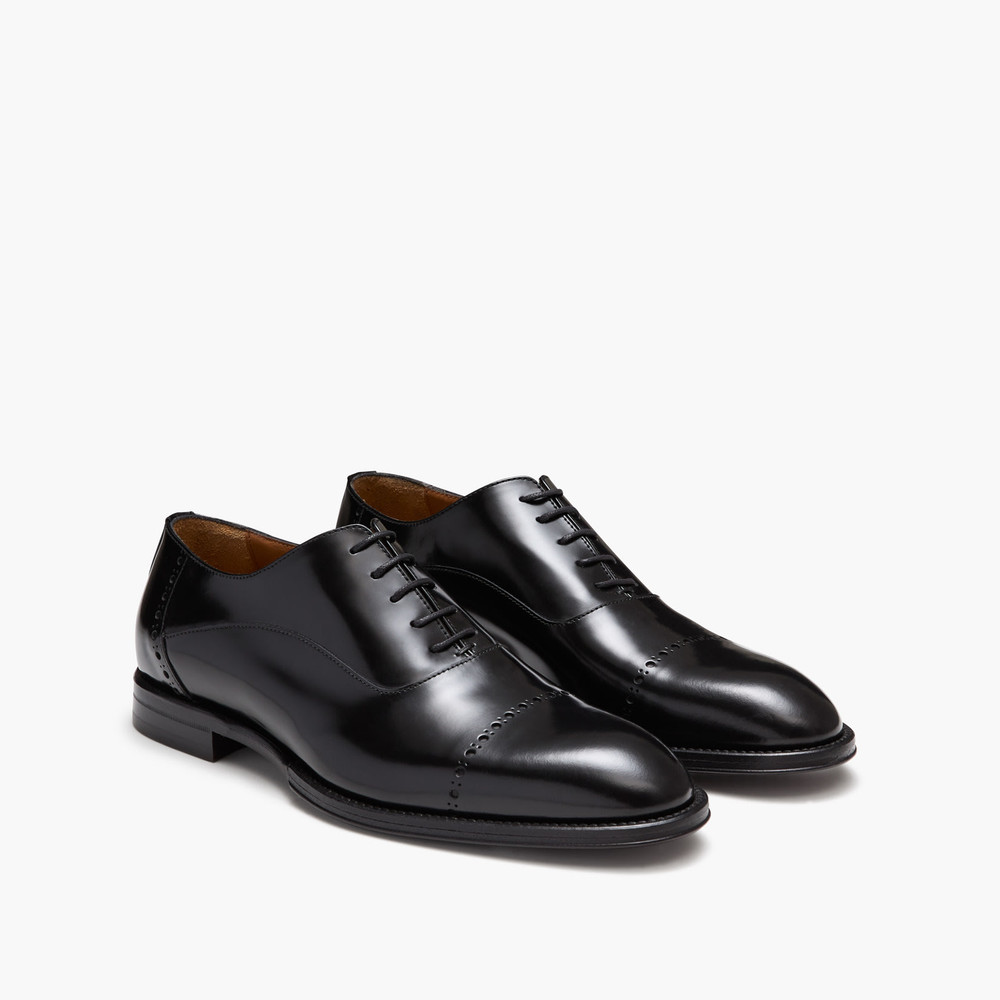 Nixon High Shine Black Oxford Shoes